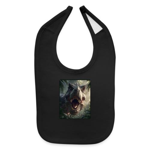 T Rex Jungle Roar Design - Baby Bib