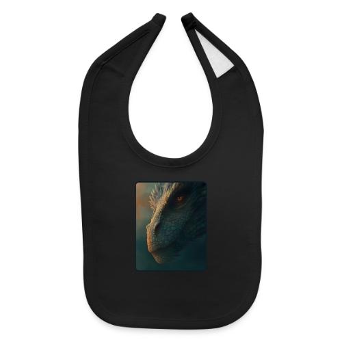 Golden Eye Dragon Close-Up Design - Baby Bib