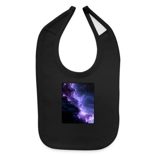 Purple Nebula Space Design - Baby Bib