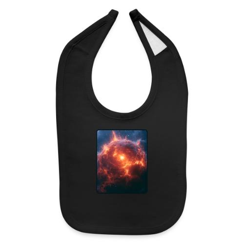 Exploding Supernova Space Art - Baby Bib