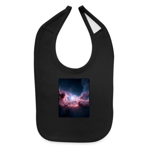 Radiant Cosmic Nebula Artwork - Baby Bib