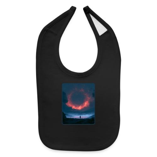 Supernova Reflection Space Scene - Baby Bib