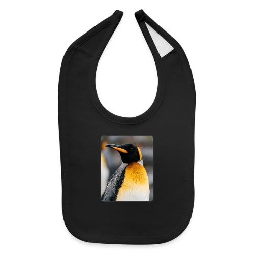 King Penguin Portrait Design - Baby Bib