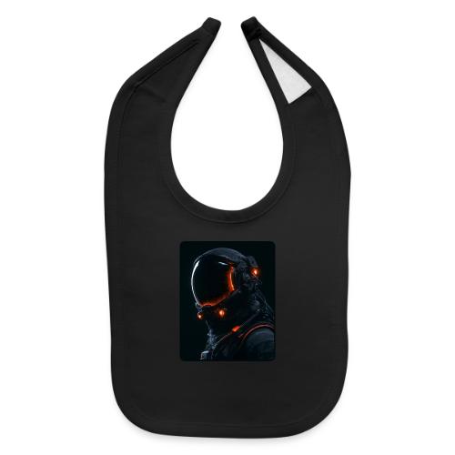 Futuristic Astronaut Helmet - Baby Bib