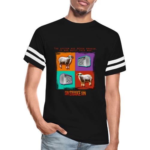 Sheep TV (The System Was Never Broken) - Men's Football Tee