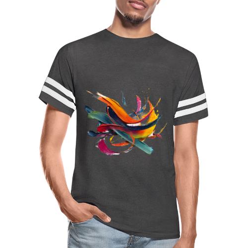 Colorful Waves - Men's Football Tee
