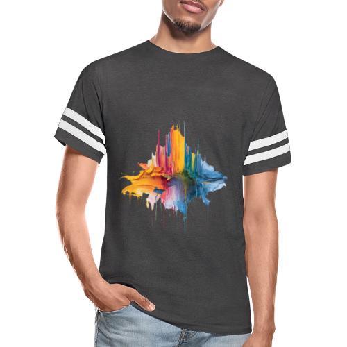 Impasto Spectrum - Men's Football Tee