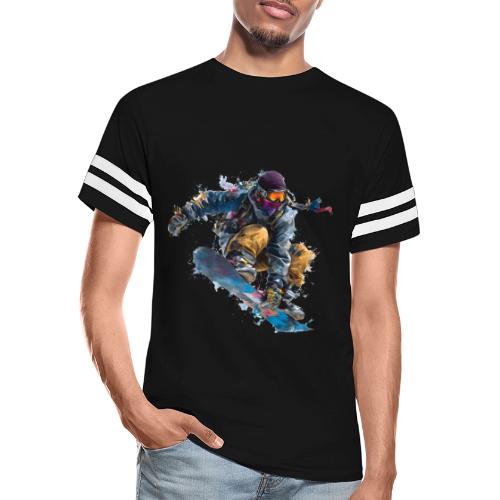 Snowboarding: Splash of Speed - Men's Football Tee