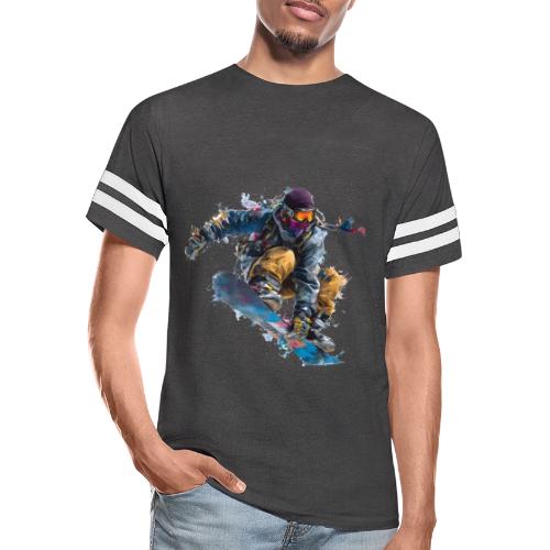 Snowboarding: Splash of Speed - Men's Football Tee