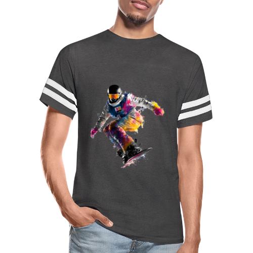 Snowboarding: Frozen Palette - Men's Football Tee