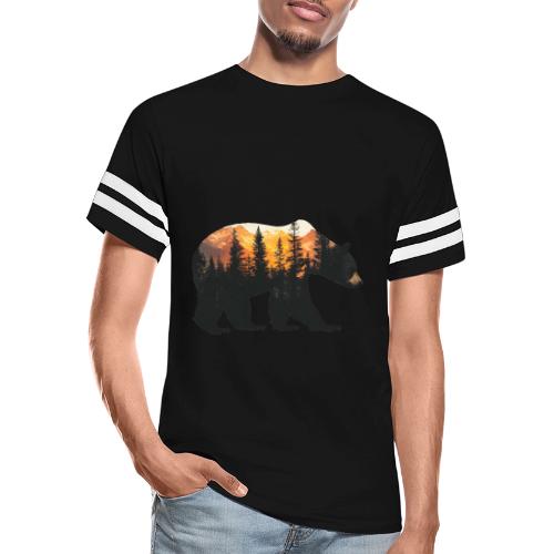 Bear: Sunset Guardian - Men's Football Tee