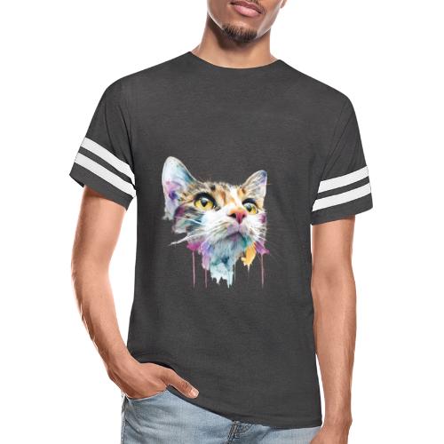 Chromatic Cat Splash - Men's Football Tee
