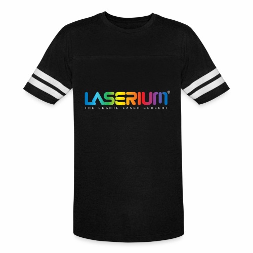 Laserium Logo Colors WhiteTag - Men's Football Tee