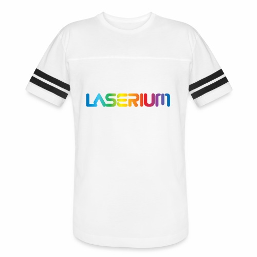 Laserium Logo Colors WhiteTag - Men's Football Tee