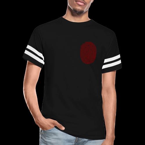 red_fingerprint - Men's Football Tee