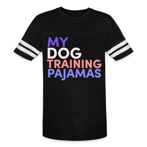 My Dog Training Pajamas - Men's Football Tee