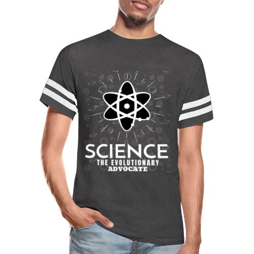 Science The Evolutionary Advocate White Design - Men's Football Tee