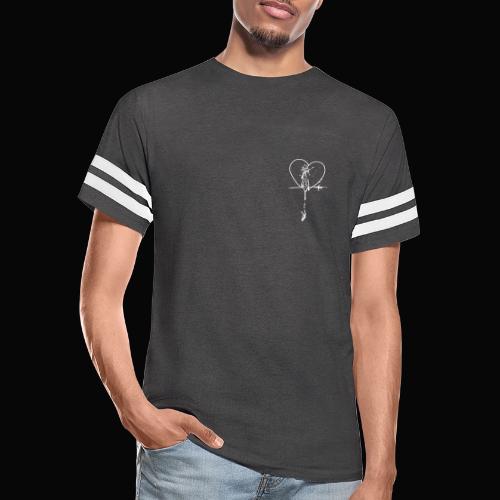 Broken Heart -𝒲𝒽𝒾𝓉𝑒 - Men's Football Tee