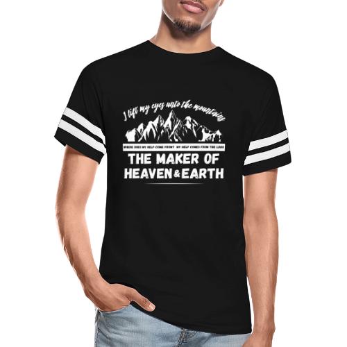 Maker of heaven and earth psalms 121:1 - Men's Football Tee