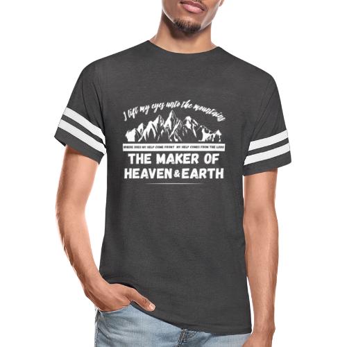 Maker of heaven and earth psalms 121:1 - Men's Football Tee