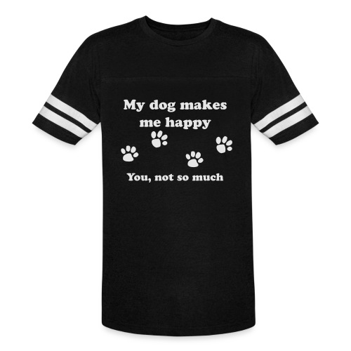 dog_happy - Vintage Sports T-Shirt