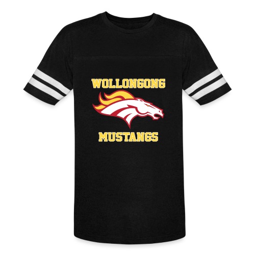 Mustangs Logo Yellow - Men's Football Tee