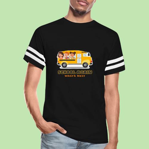 first day of school outfit- school again - Men's Football Tee