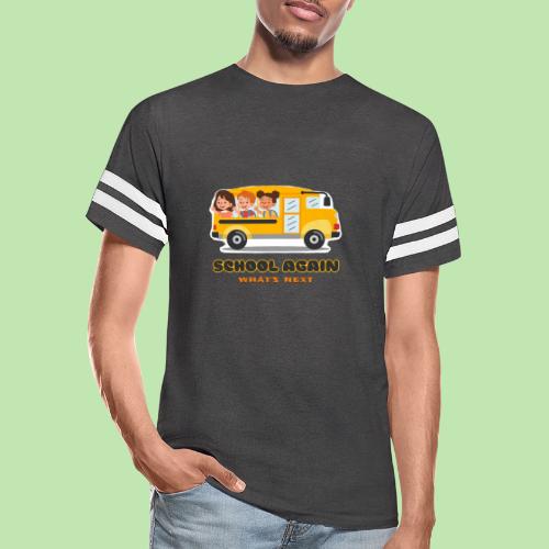 first day of school outfit- school again - Men's Football Tee