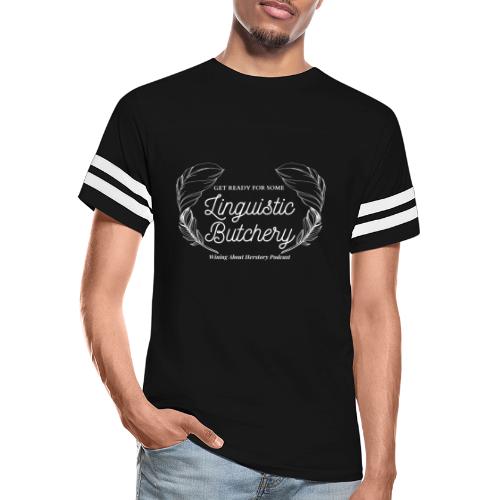 Linguistic Butchery (White) - Vintage Sports T-Shirt