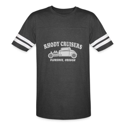 Rhody Cruisers Silver on Black - Men's Football Tee