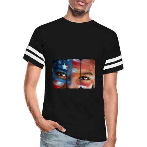 USA: Eyes of the Flag - Men's Football Tee