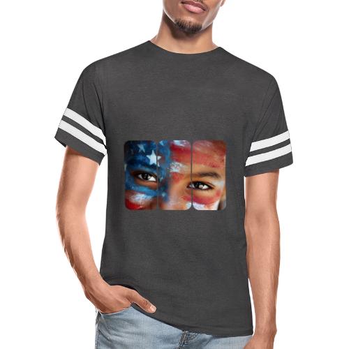 USA: Eyes of the Flag - Men's Football Tee