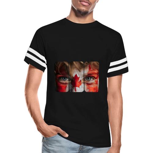 Canada: Maple Leaf Gaze - Men's Football Tee