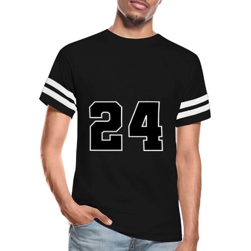 Varsity Number 24 College Font - Men's Football Tee