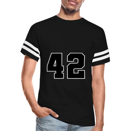 Varsity Number 42 Sports Style - Men's Football Tee
