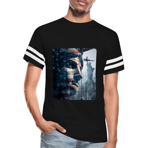 USA: Liberty in Three Visions - Men's Football Tee
