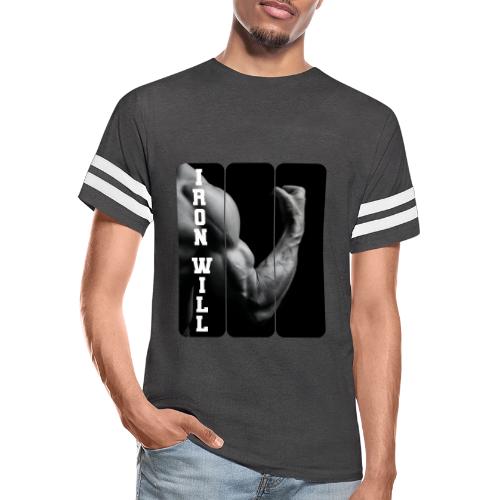 Bodybuilding: Iron Will - Men's Football Tee