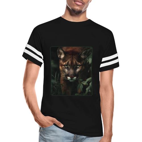 Cougar Jungle Predator Design - Men's Football Tee