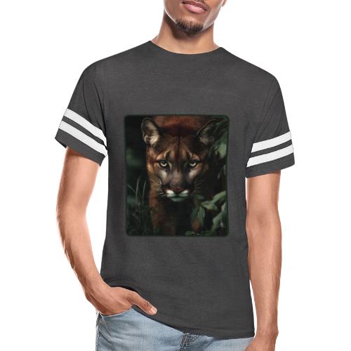 Cougar Jungle Predator Design - Men's Football Tee