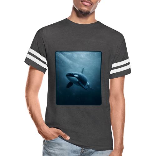 Orca Ocean Wildlife Design - Men's Football Tee