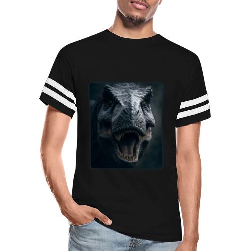 T Rex Cinematic Close-Up Design - Men's Football Tee