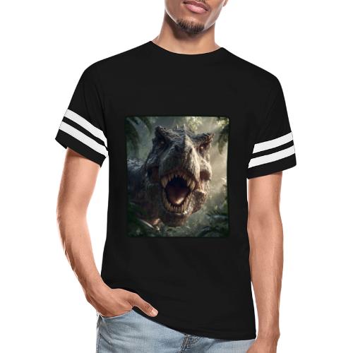 T Rex Jungle Roar Design - Men's Football Tee