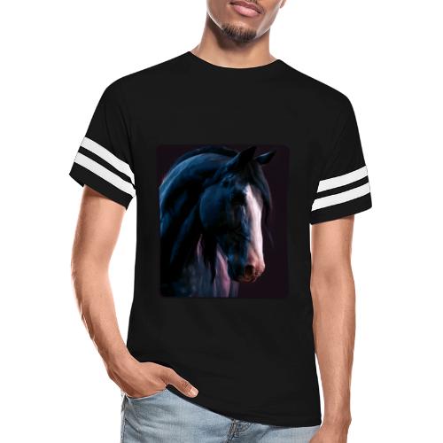 Noble Horse Cinematic Portrait Design - Men's Football Tee