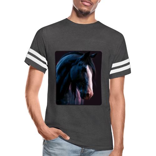 Noble Horse Cinematic Portrait Design - Men's Football Tee