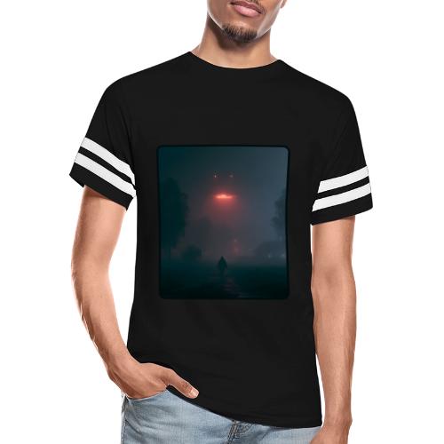 Mysterious UFO Encounter Design - Men's Football Tee