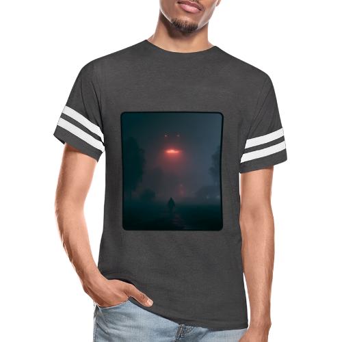 Mysterious UFO Encounter Design - Men's Football Tee
