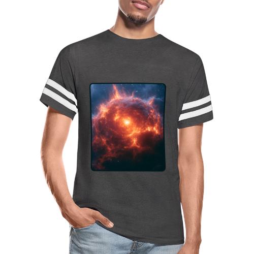 Exploding Supernova Space Art - Men's Football Tee