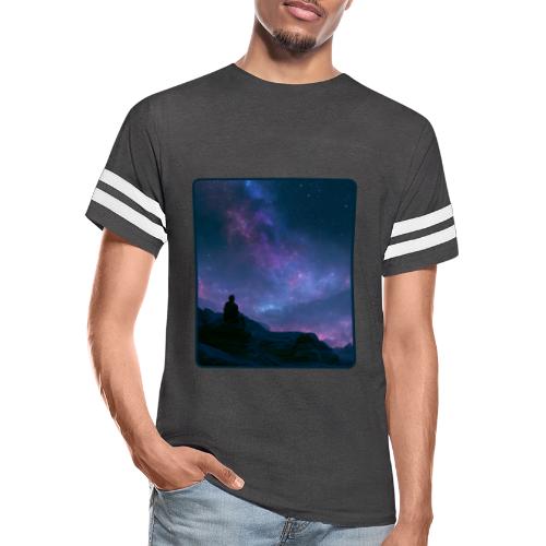 Stargazer Nebula Night Sky Art - Men's Football Tee