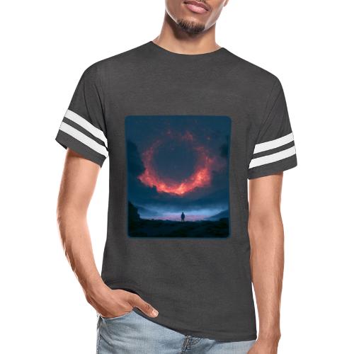 Supernova Reflection Space Scene - Men's Football Tee