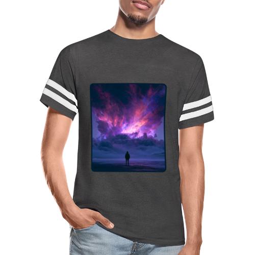 Cosmic Supernova Night Design - Men's Football Tee